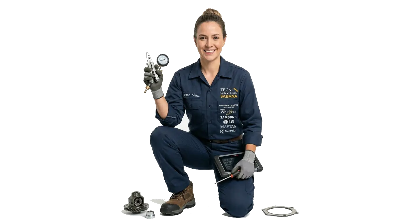 Técnico reparando electrodomésticos a domicilio en Zipaquirá