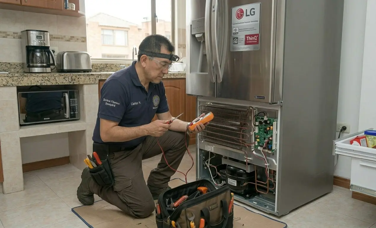 Reparación de neveras LG en Cajicá